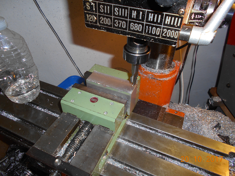 Milling of the RA reducer